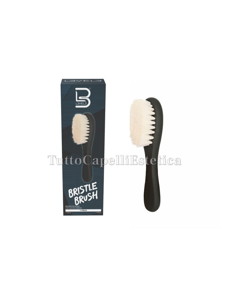Spazzola Barba in Setola morbida per barbiere Professionale Level3 LV3