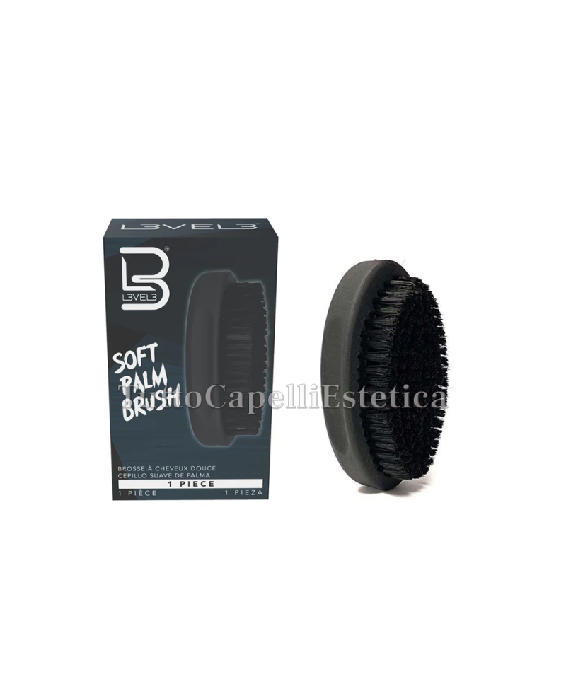 Spazzola professionale in legno per capelli e Barba 10,92cm x 5,71cm Level3 LV3