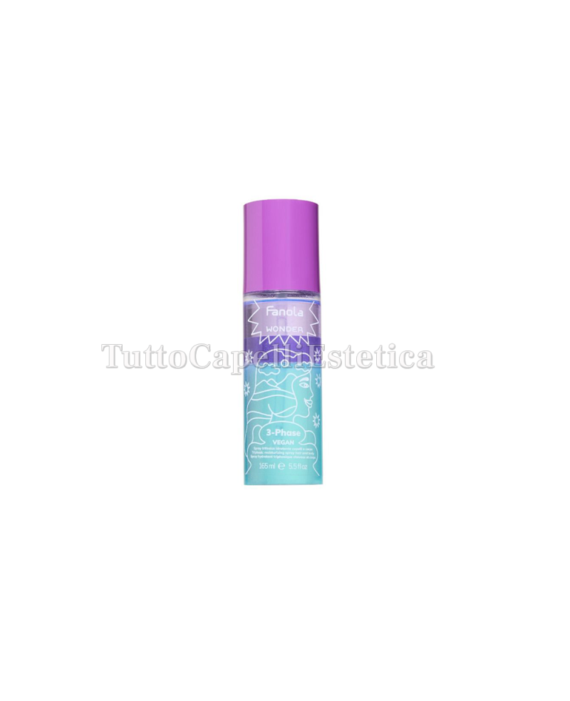 Spray Trifasico Idratante Capelli E Corpo Professionale 165ml Fanola Wonder