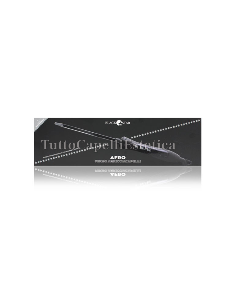 BLACKSTAR Afro Curling Iron is a curling iron with a thin diameter to create very tight curls, Afro effect.