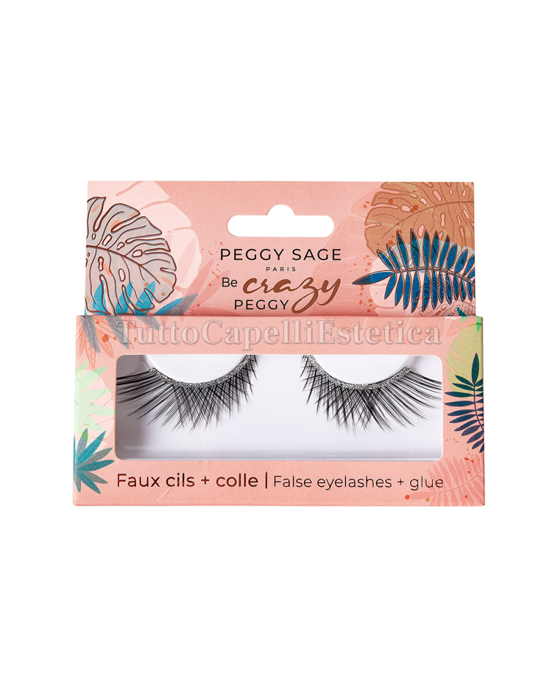 Ciglia finte + colla - silver goddess - Professionali Peggy Sage - linea Be Crazy
