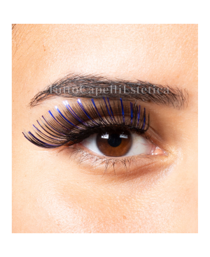 False eyelashes + glue - blue lagoon - Professional Peggy Sage - Be Crazy line