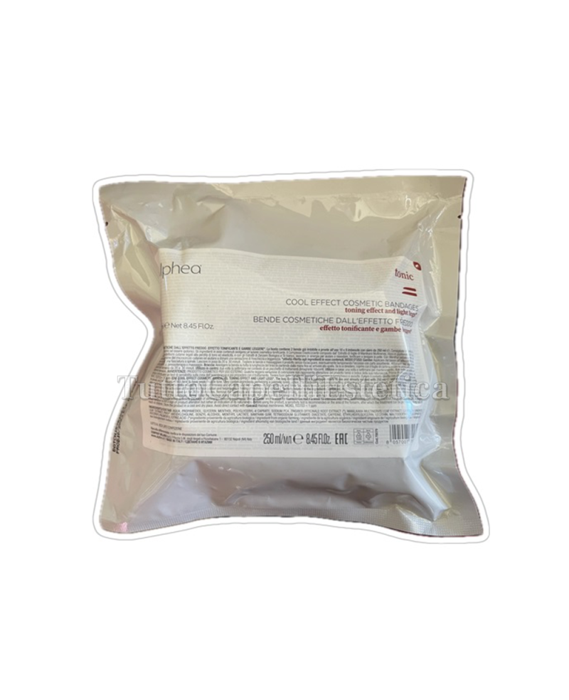 Bende Corpo Cosmetiche Saline Con Effetto tonificante Freddo -2 Bende Imbevute - 250ml
