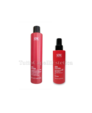 Sun Protective Hair Shampoo + Sun Protective Hair Oil SUN SYSTEM - SCENIC MILANO
