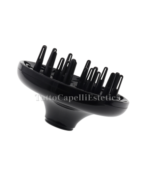 Hair Dryer PLATINUM Professional with 2 nozzles and 1 Diffuser - Black Star