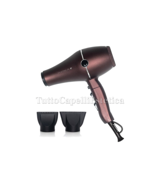 Hair Dryer PLATINUM Professional with 2 nozzles and 1 Diffuser - Black Star
