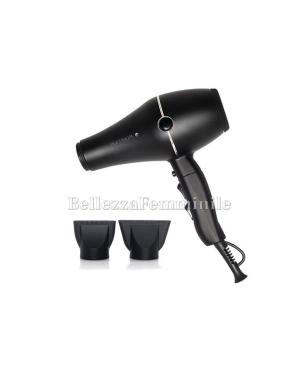 Hair Dryer PLATINUM Professional with 2 nozzles and 1 Diffuser - Black Star