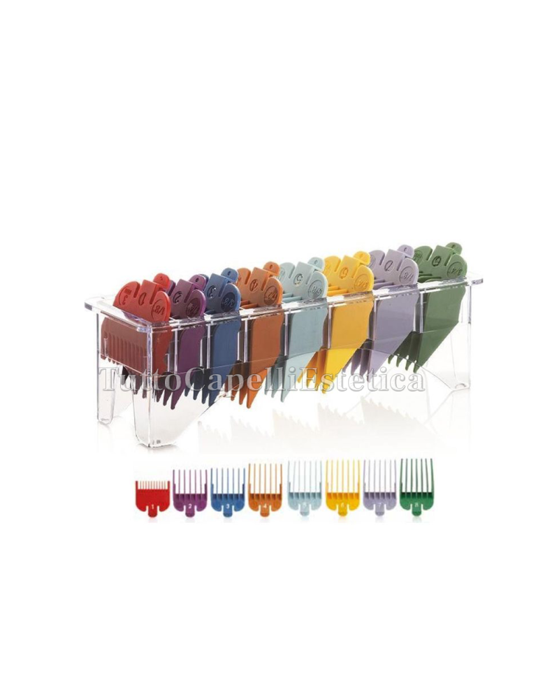 Professional Hair Clipper Extensions - set of 8 - from 1 to 8 mm - The Barber Professional