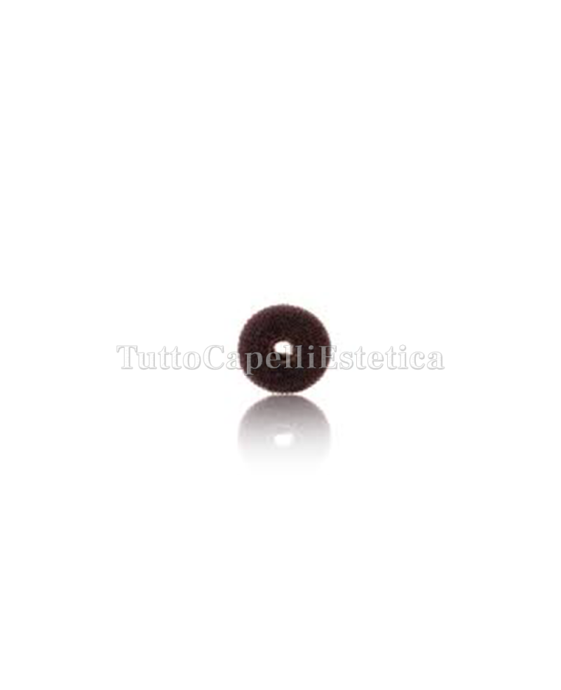 Elastic Sponge Donut Hair 80mm Professional for chignon - brown color.