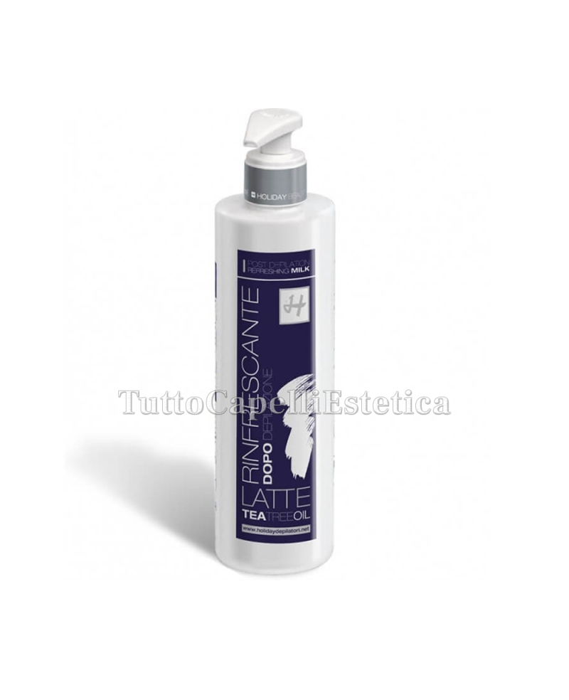 Latte Corpo Dopo Cera - Post Epilazione - Rinfrescante Con Tea Three Oil - Holiday 500ml