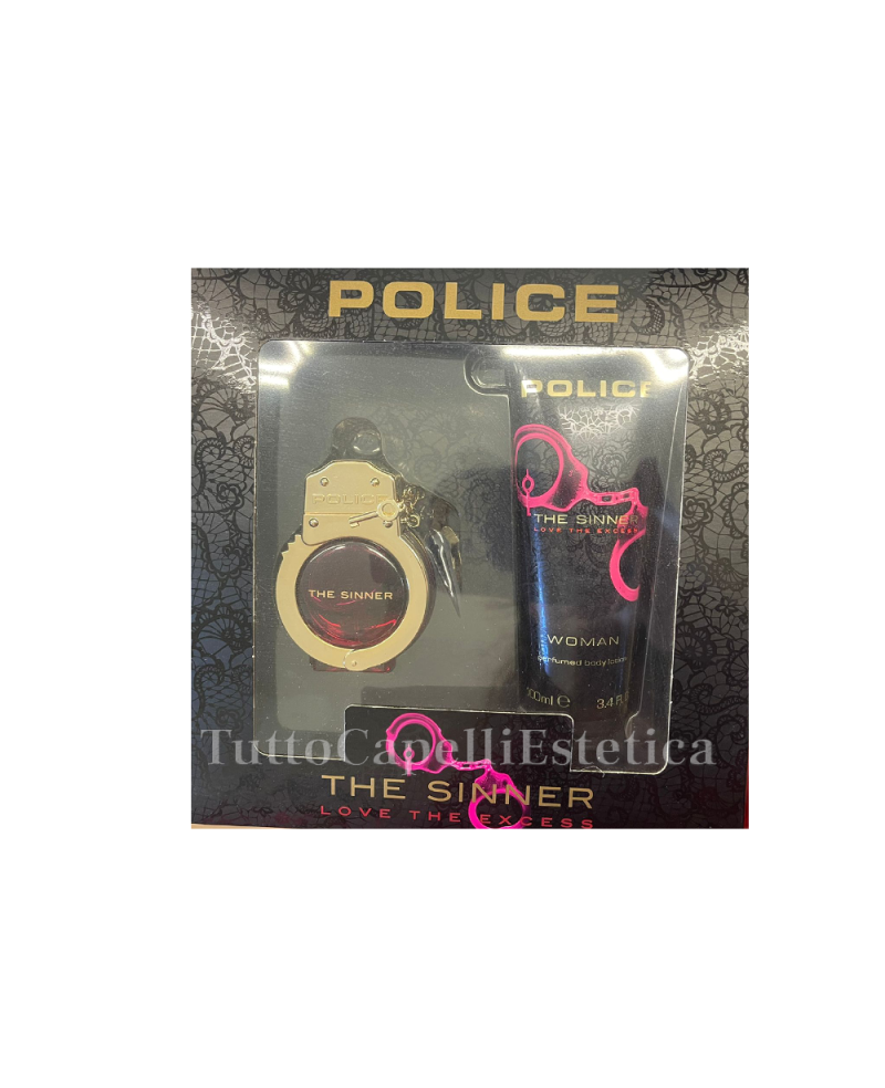 Profumo Corpo 30ml e Crema Corpo 100ml Police The Sinner