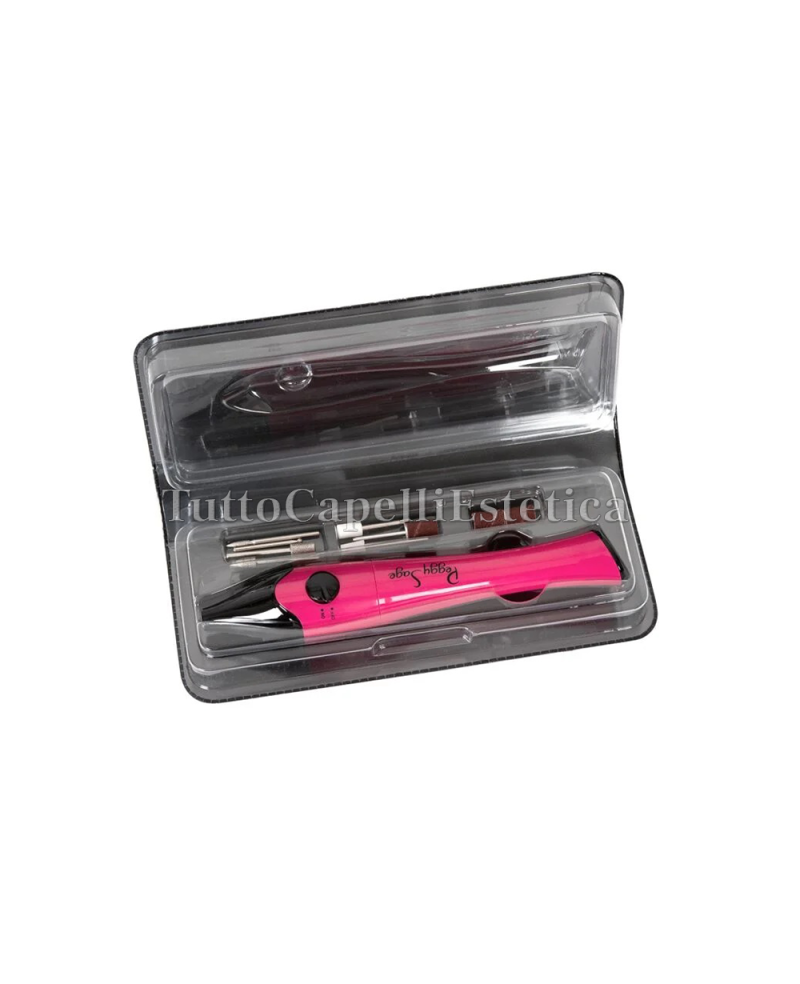 Levigatrice/Fresa Professionale per Unghie in Penna Peggy Sage 8000 giri/min colore Fucsia