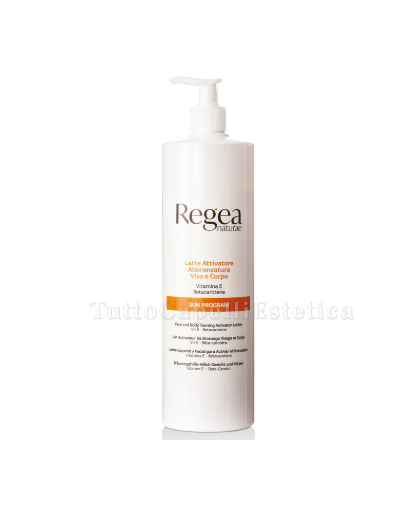 Regea Professional Face and Body Sun Tanning Activator Milk 900ml