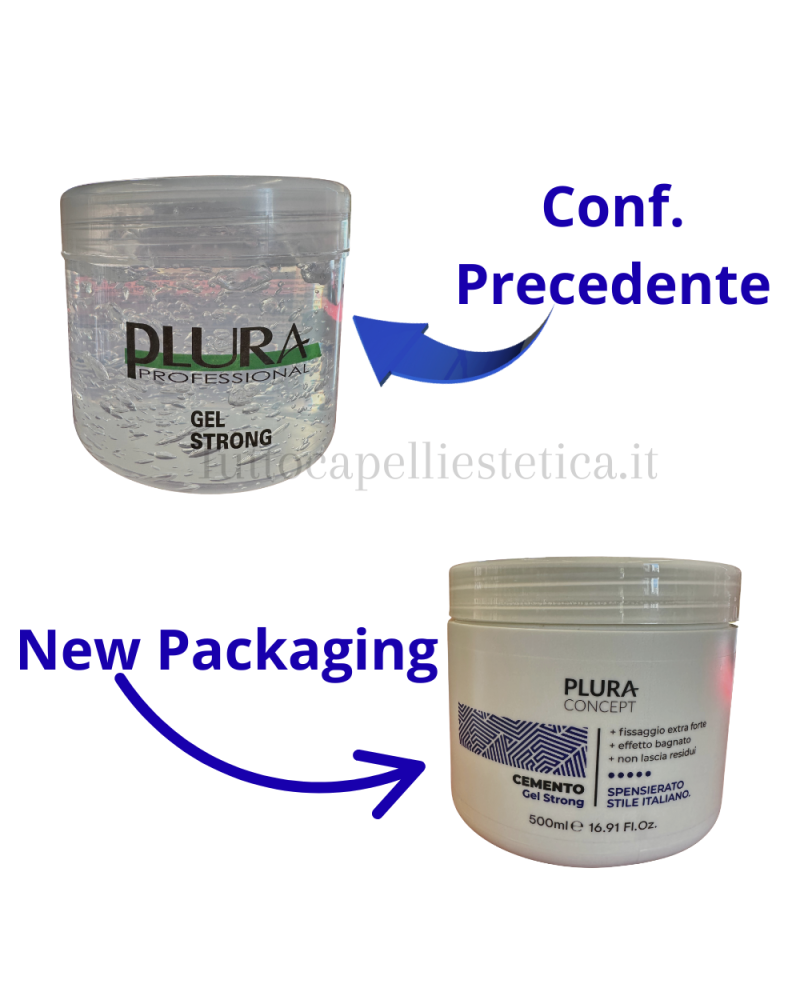 Gel per capelli Strong professionale 500 ml - Plura Professional