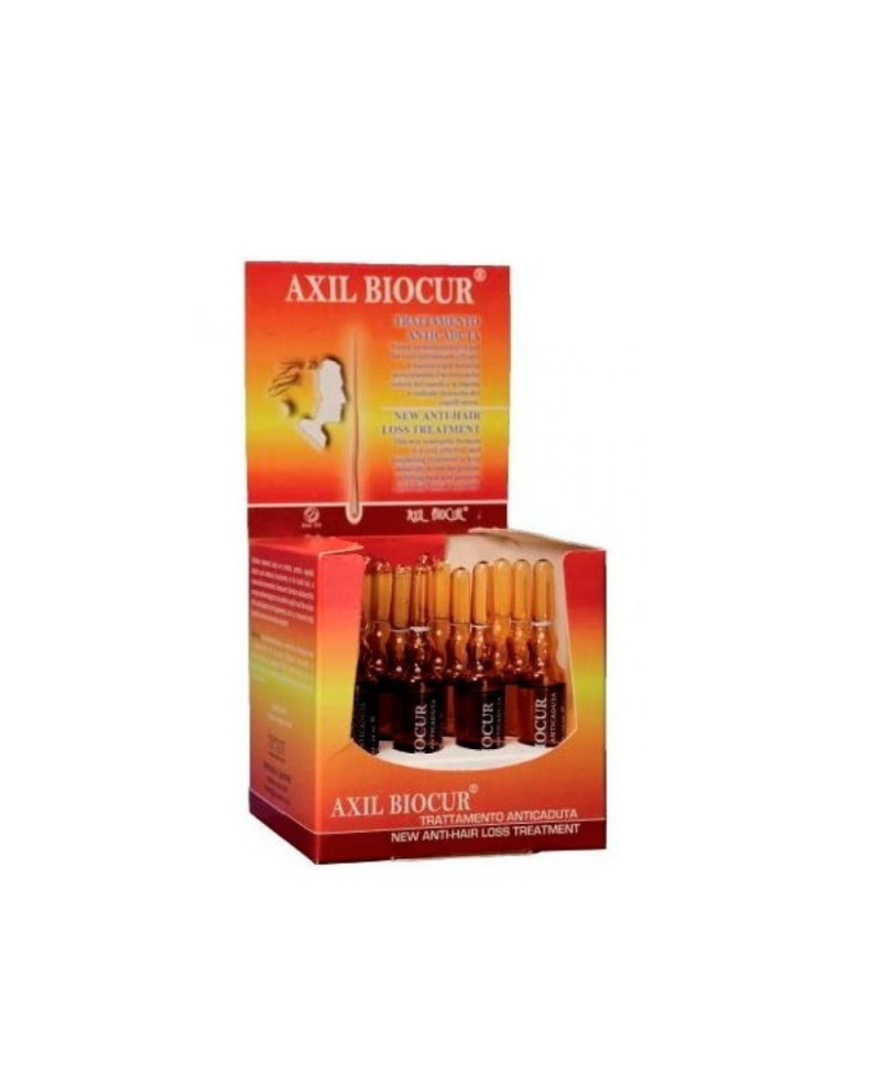 Fiale Capelli Trattamento Anticaduta 15 Fiale da 10 ml Axil Biocur Farmavit