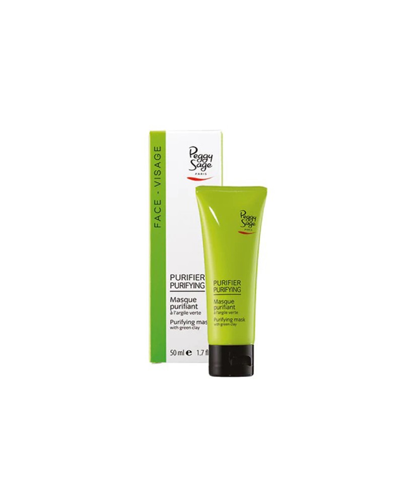 Maschera viso purificante con argilla verde 50 ml - peggy sage