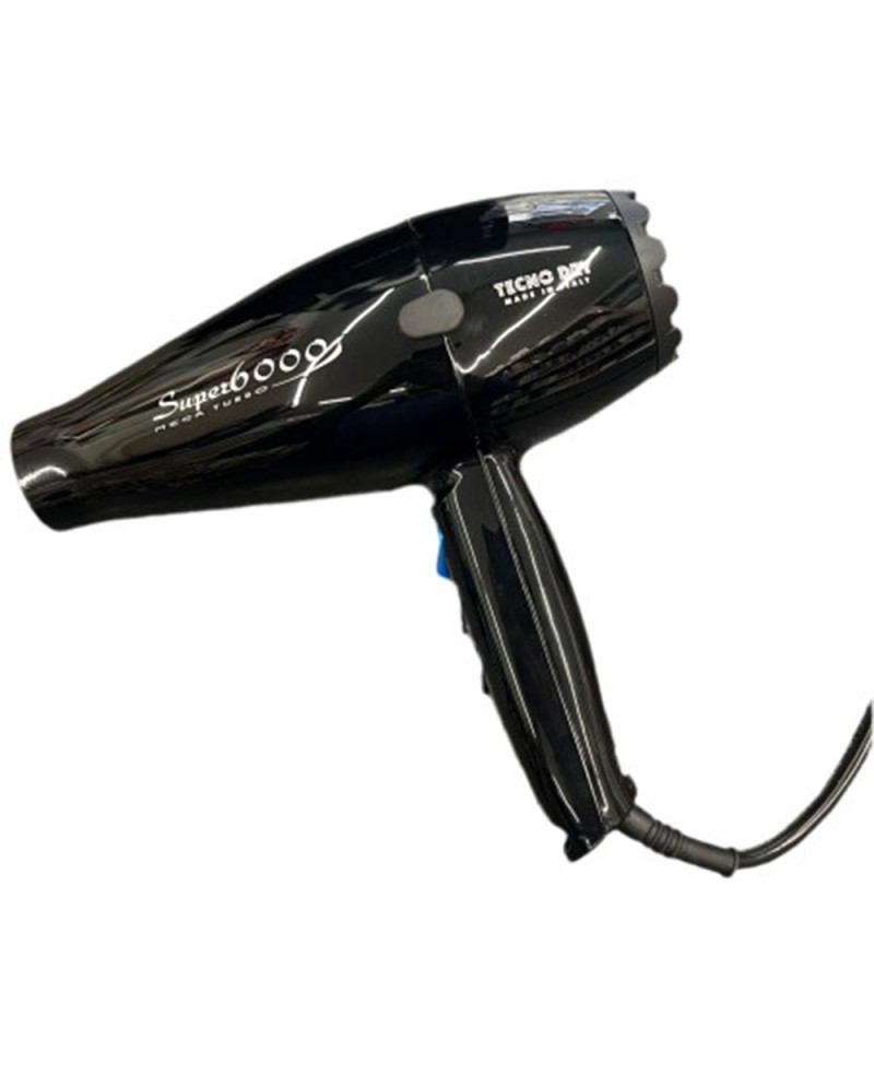 Phon Professionale per Capelli Tecno Dry Super 6000 Mega Turbo- 2000 W