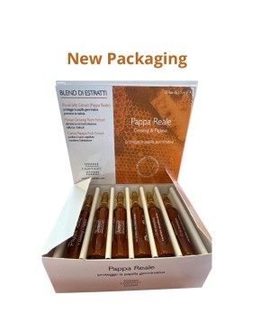 Fiale Capelli Anticaduta Pappa reale + ginseng e papaya 12 fiale da 10 ml - Farmavit