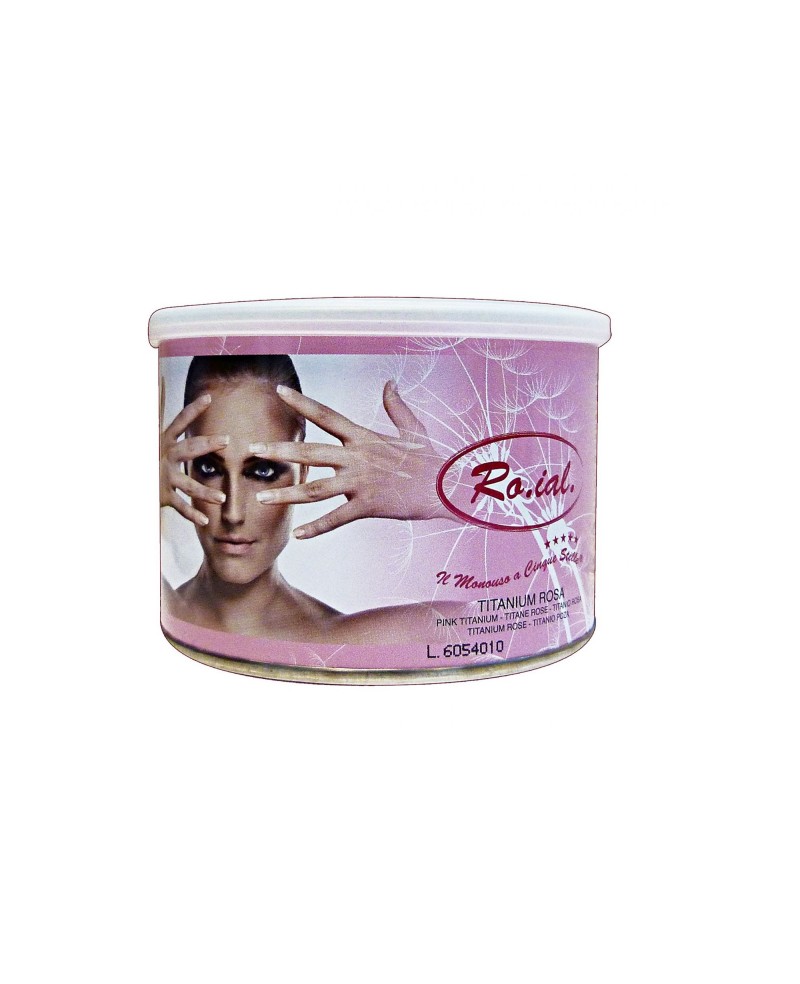 Cera Depilatoria Professionale in Titanio Rosa Ro.ial. 12 pz - 400 ml