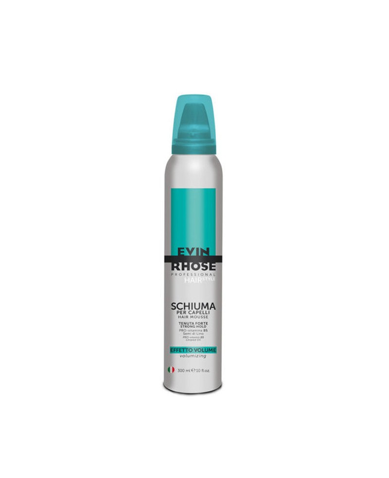 Mousse per Capelli Effetto Volume  Evin Rhose Tenuta Forte 300ml