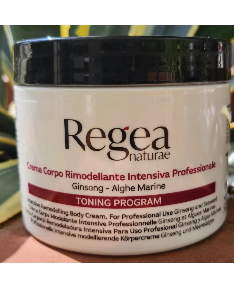 Crema Corpo Rimodellante Professionale 250ml regea, per pelli vigorose