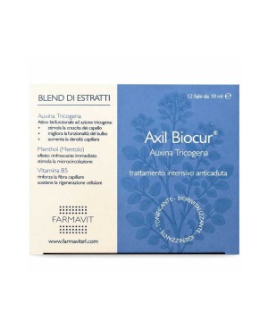 Fiale Capelli Trattamento Anticaduta 15 Fiale da 10 ml Axil Biocur Farmavit