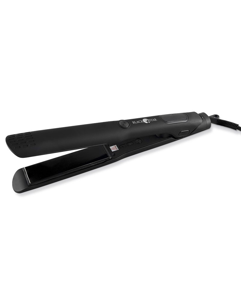 Piastra Capelli professionale in  Ceramica Lisci - Ricci - Mossi perfetti Rainbow Black Star Nero taglia L