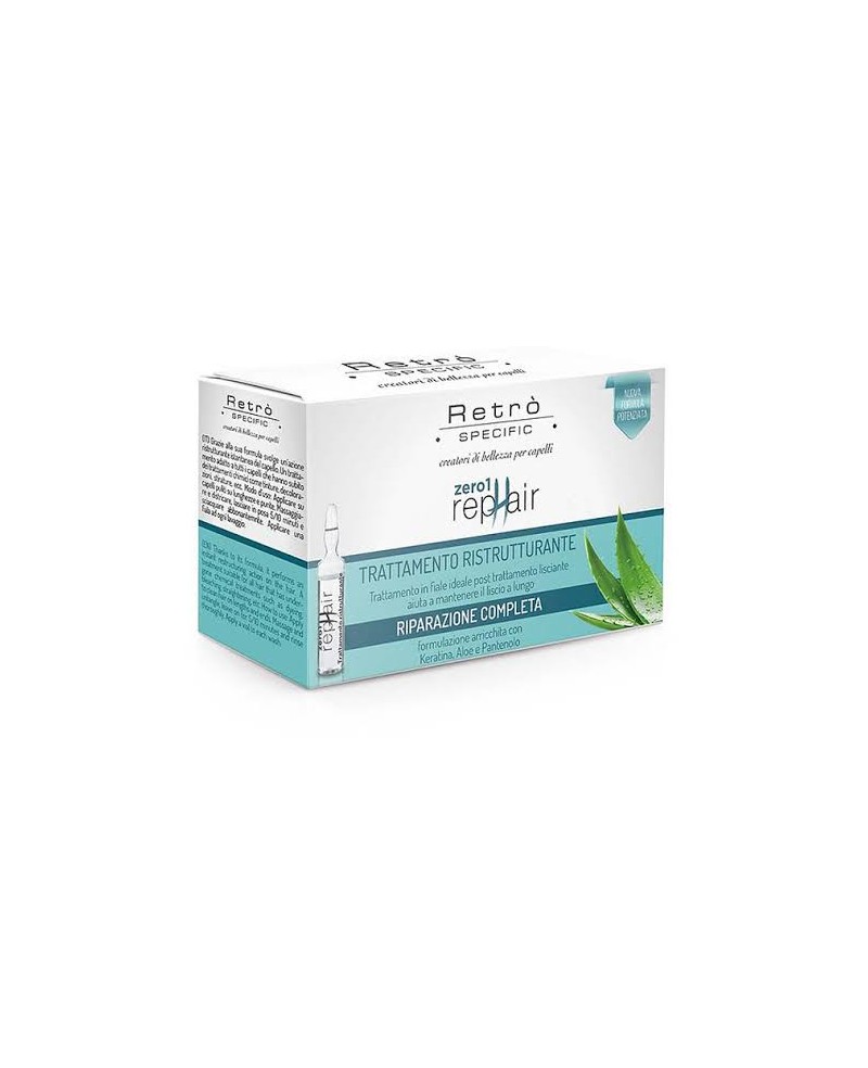 Restructuring and Smoothing Treatment - 12 x 10ml vials - Retrò Specific Zero1 Rephair
