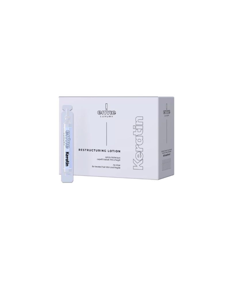 Fiale Ristrutturanti-10 x 10ml-con Keratina Senza Risciacquo-Envie Keratin